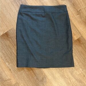 Ann Taylor Charcoal Pencil Skirt 8P